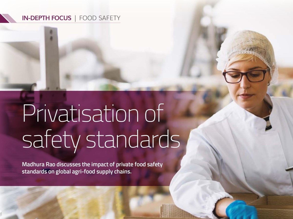 New Food: Privatisation of Safety&nbsp;Standards