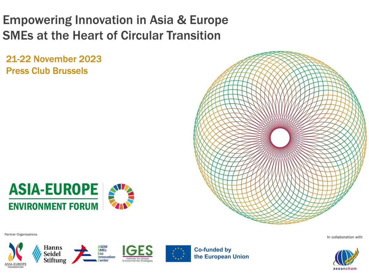 Asia – Europe Environment Forum&nbsp;2023