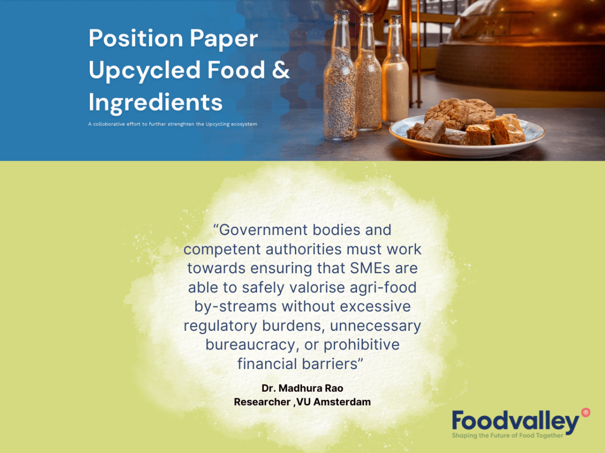 Position paper on upcycled food &&nbsp;ingredients
